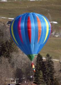 G-BVDY hot air balloon. Photograph by Richard Gahan