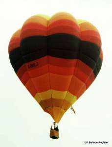 G-BVEJ hot air balloon. Photograph by Balloon Spotters Archive