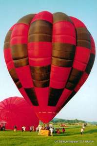 G-BVEU hot air balloon. Photograph by A Gibson