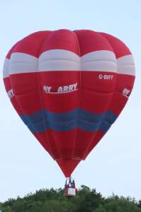 G-BVFF hot air balloon. Photograph by G Bann
