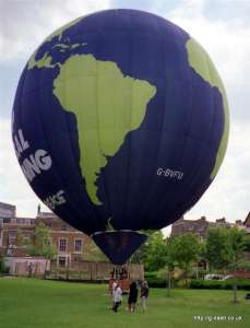 G-BVFU hot air balloon. Photograph by Andy Davey