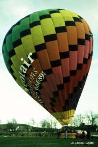 G-BVFY hot air balloon. Photograph by Balloon Spotters Archive