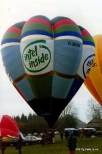G-BVHK hot air balloon. Photograph by Graham Duke