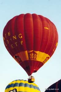 G-BVIG hot air balloon. Photograph by Mike Clarke