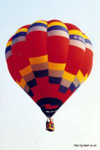G-BVKH hot air balloon. Photograph by Mike Clarke