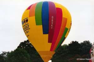 G-BVKY hot air balloon. Photograph by Graham Duke