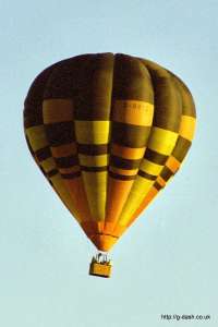 G-BVKZ hot air balloon. Photograph by Mike Clarke