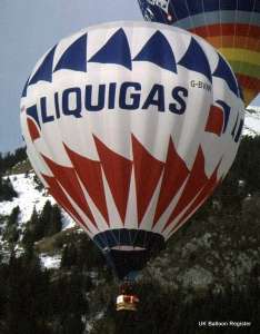 G-BVNR hot air balloon. Photograph by Balloon Spotters Archive