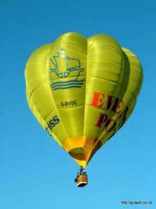 G-BVOC hot air balloon. Photograph by Balloon Spotters Archive