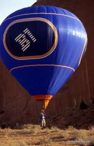 G-BVOJ hot air balloon. Photograph by Ernie Hartt