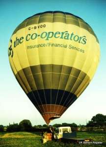 G-BVOO hot air balloon. Photograph by Balloon Spotters Archive