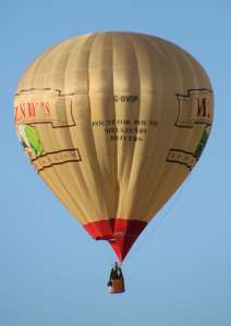G-BVOP hot air balloon. Photograph by Vince Horan