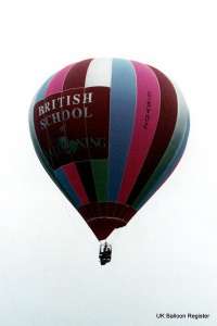 G-BVOZ hot air balloon. Photograph by Mike Clarke