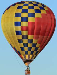 G-BVPF hot air balloon. Photograph by Alan Head