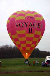 G-BVRI hot air balloon. Photograph by Paul Coman
