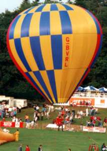 G-BVRL hot air balloon. Photograph by Bill Teasdale