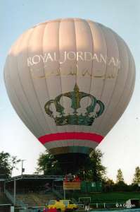 G-BVRO hot air balloon. Photograph by A Gibson