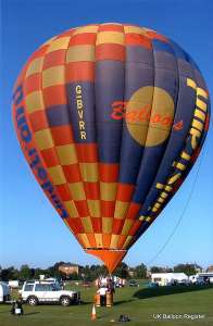 G-BVRR hot air balloon. Photograph by Richard Bowater