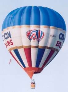 G-BVSO hot air balloon. Photograph by Andrew Kaye
