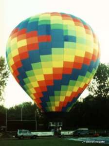 G-BVSR hot air balloon. Photograph by Balloon Spotters Archive