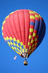 G-BVSU hot air balloon. Photograph by G Bann