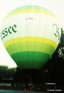 G-BVTI hot air balloon. Photograph by Balloon Spotters Archive