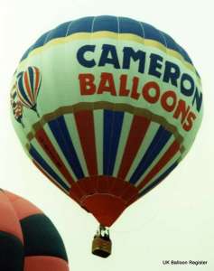 G-BVTN hot air balloon. Photograph by Balloon Spotters Archive