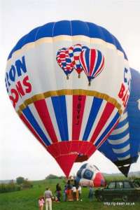 G-BVVJ hot air balloon. Photograph by Graham Duke