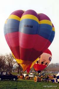G-BVXB hot air balloon. Photograph by Mike Clarke