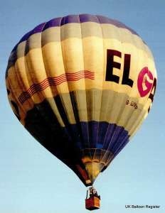 G-BVXP hot air balloon. Photograph by Graham Duke