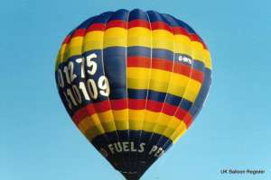 G-BVYU hot air balloon. Photograph by Graham Duke
