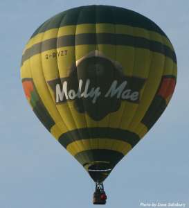G-BVZT hot air balloon. Photograph by Dave Salisbury