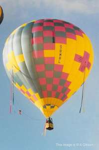 G-BWBL hot air balloon. Photograph by A Gibson