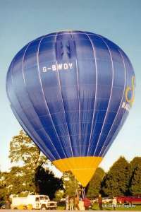 G-BWDY hot air balloon. Photograph by G Duke