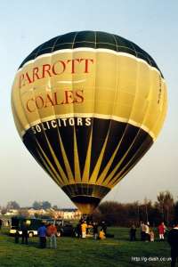 G-BWEA hot air balloon. Photograph by Mike Clarke