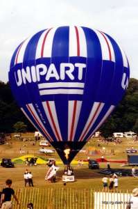 G-BWEW hot air balloon. Photograph by Mike Clarke