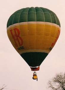 G-BWJB hot air balloon. Photograph by Chris Lane