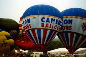 G-BWJJ hot air balloon. Photograph by G Duke