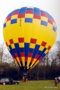 G-BWKR hot air balloon. Photograph by Mike Clarke