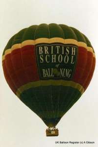 G-BWKU hot air balloon. Photograph by A Gibson