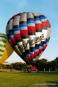 G-BWKX hot air balloon. Photograph by A Gibson