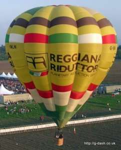 G-BWLN hot air balloon. Photograph by Slowfly.it