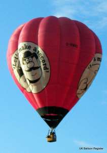 G-BWNS hot air balloon. Photograph by Peter Lickorish
