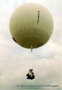 G-BWOK hot air balloon. Photograph by Christoff Deyaert