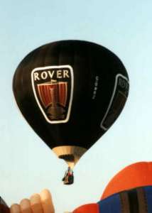G-BWRZ hot air balloon. Photograph by Paul Coman