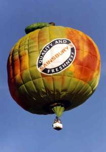 G-BWSO hot air balloon. Photograph by Bill Teasdale