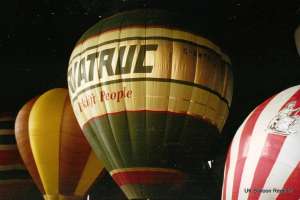 G-BWTB hot air balloon. Photograph by G Duke
