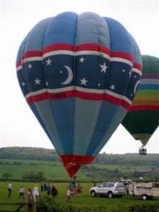 G-BWTE hot air balloon. Photograph by Mark Stelling