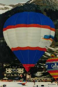 G-BWUY hot air balloon. Photograph by A Gibson