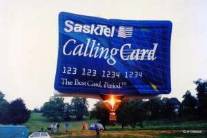 G-BWVK hot air balloon. Photograph by A Gibson